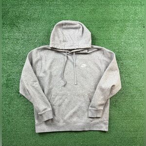 Vintage Grey Nike swoosh hoodie. Size large.